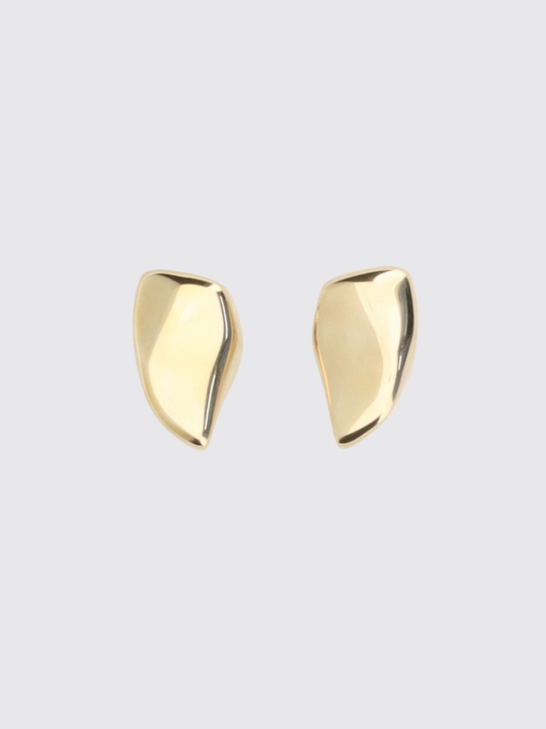 prisma 18ct gold-plated silver drop earrings