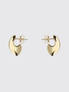 yellow gold-plated silver drop earrings