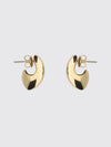 yellow gold-plated silver drop earrings