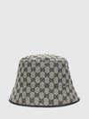gg supreme monogram bucket hat with medium brim
