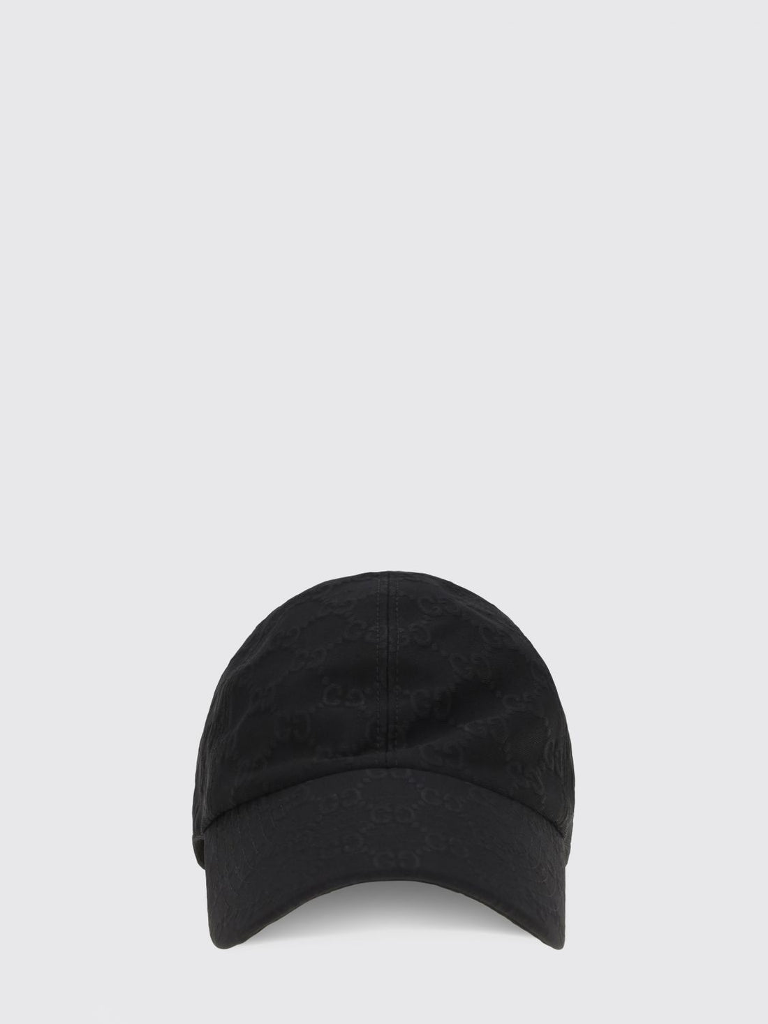GUCCI L black gg supreme fabric baseball cap