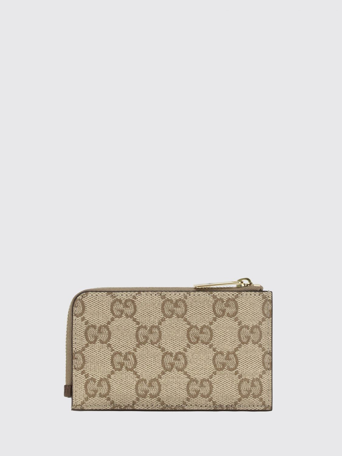 GUCCI OS gg supreme canvas wallet with web stripe and zip closure