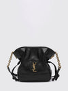 jamie ysl monogram lambskin leather mini bucket bag