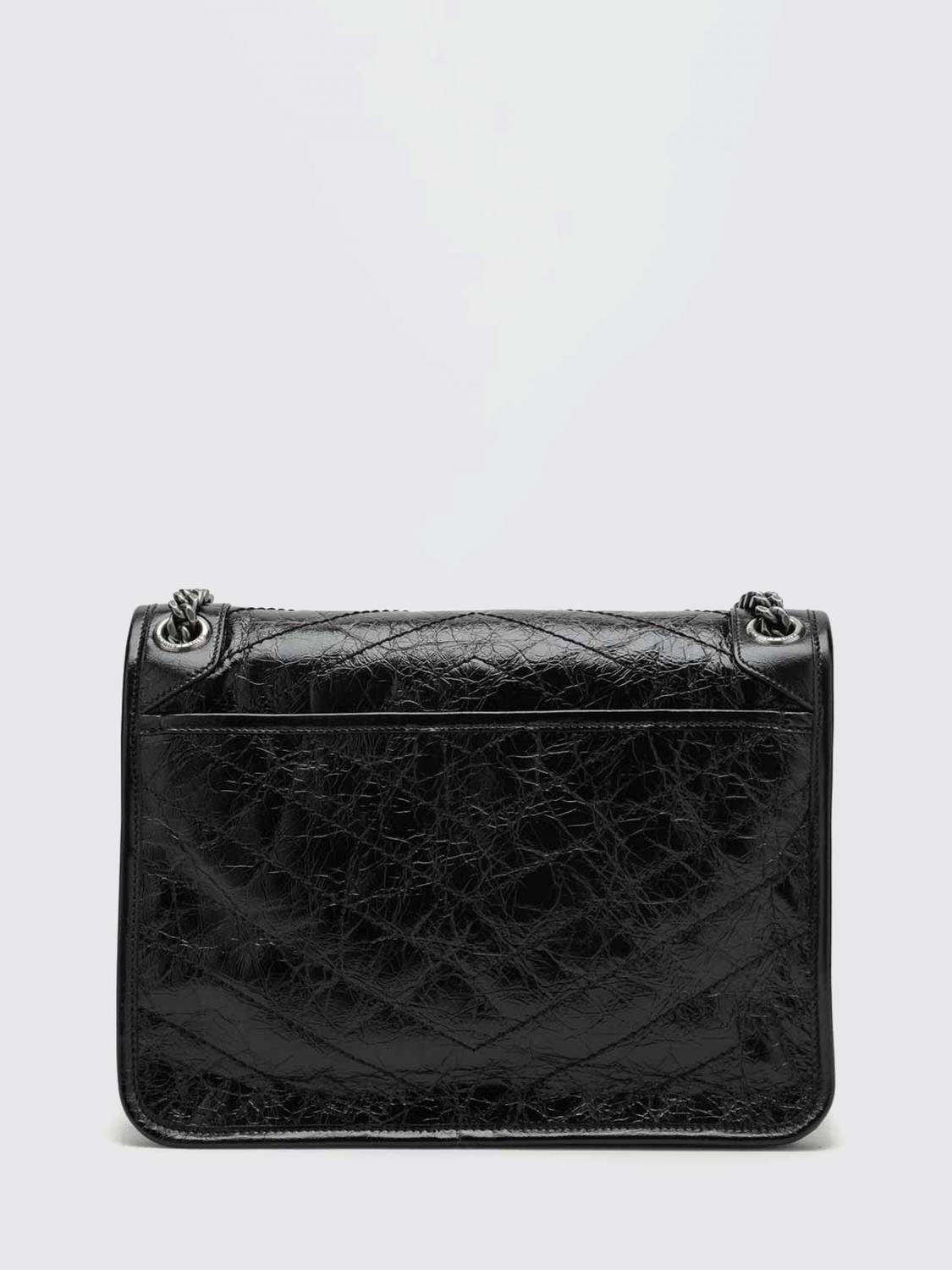 medium niki crossbody bag in chevron calfskin