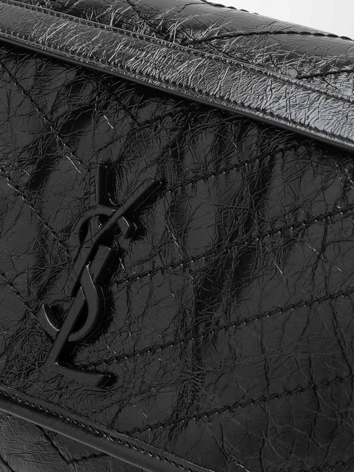medium niki crossbody bag in chevron calfskin