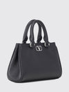 vlogo signature grained calfskin leather handbag