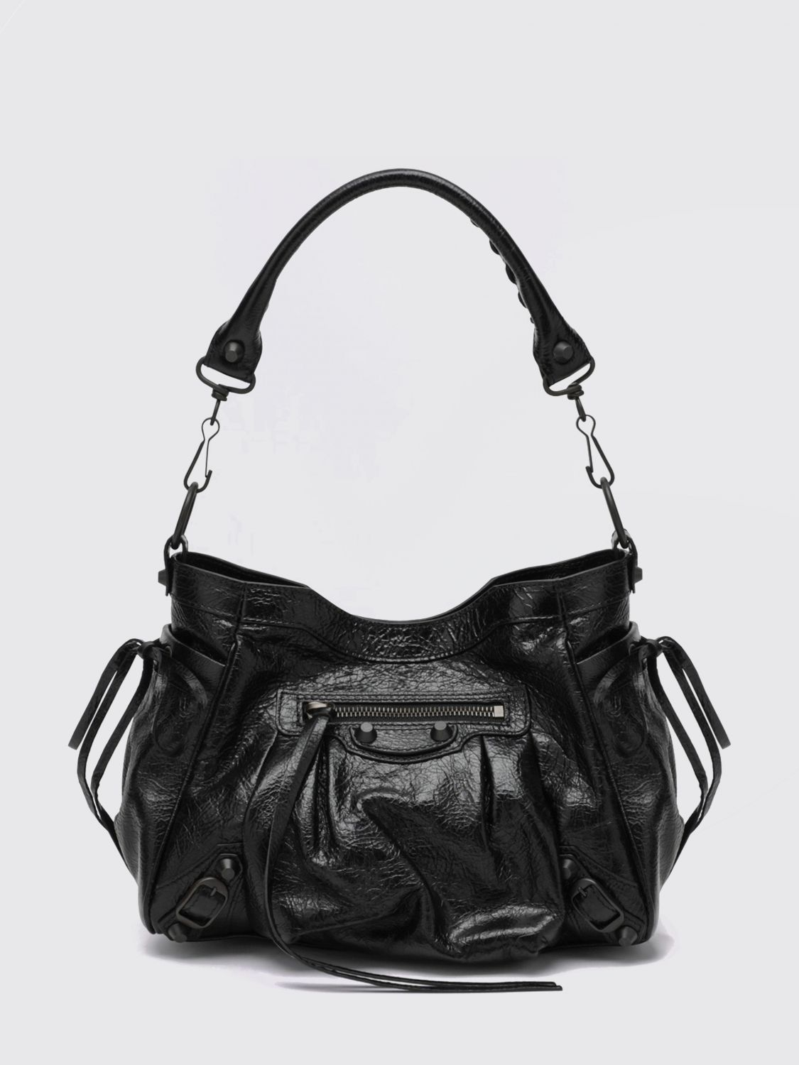 le city studded arena lambskin shoulder bag
