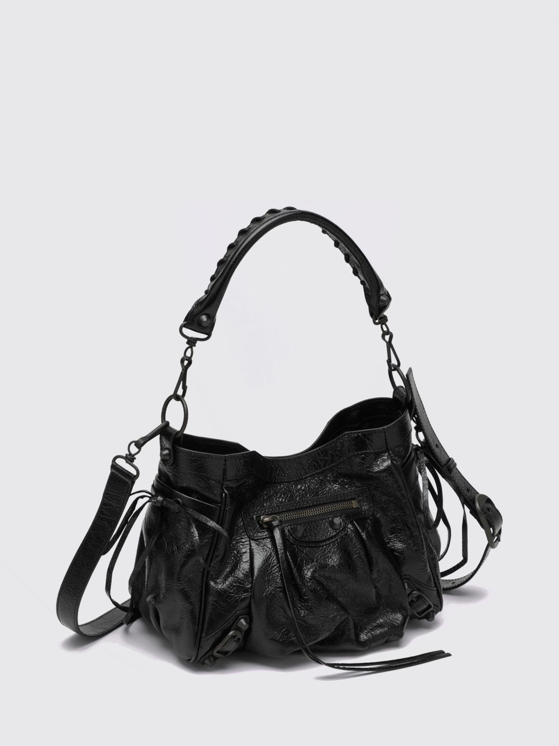 le city studded arena lambskin shoulder bag
