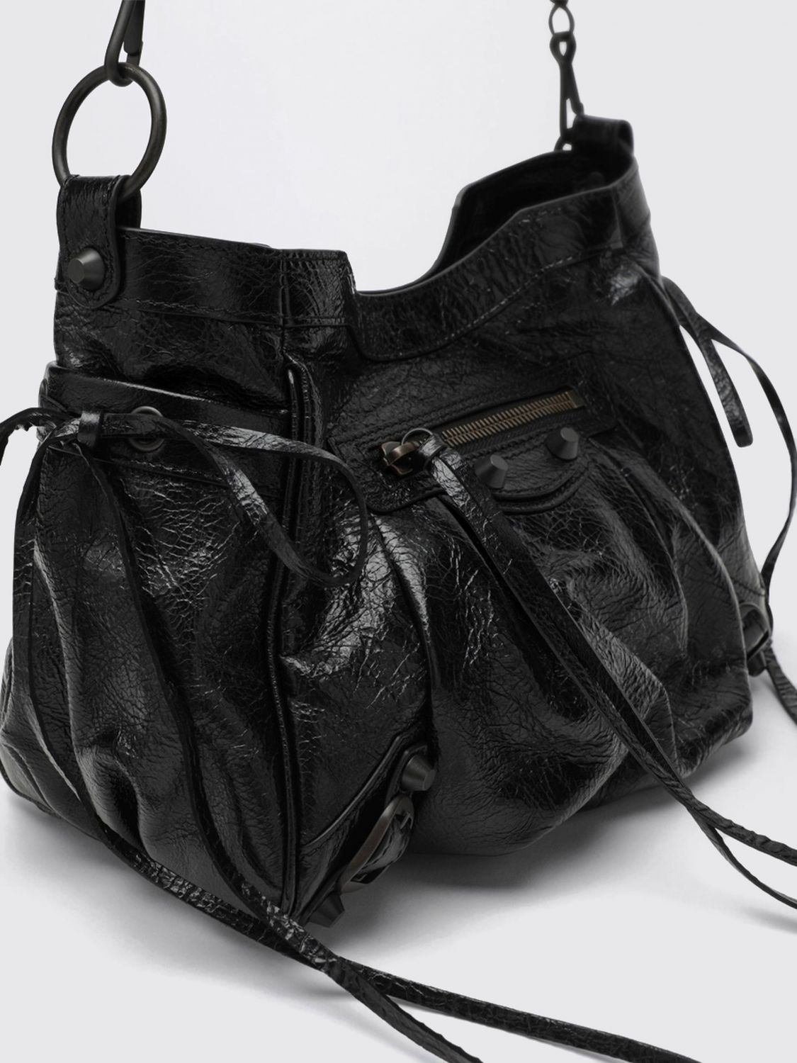 le city studded arena lambskin shoulder bag