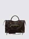 le city medium handbag in lambskin leather with studs