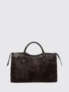 le city medium handbag in lambskin leather with studs