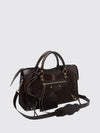 le city medium handbag in lambskin leather with studs
