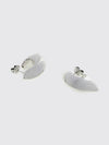 metal stud earrings with butterfly closure