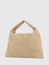hop intrecciato suede calfskin shoulder bag