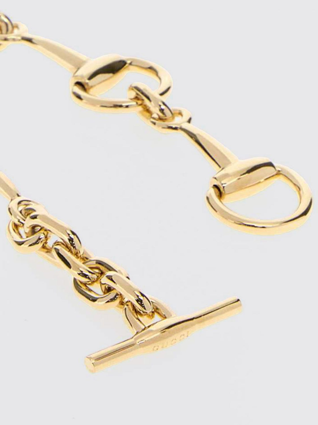 GUCCI OS horsebit gold-finish metal choker necklace