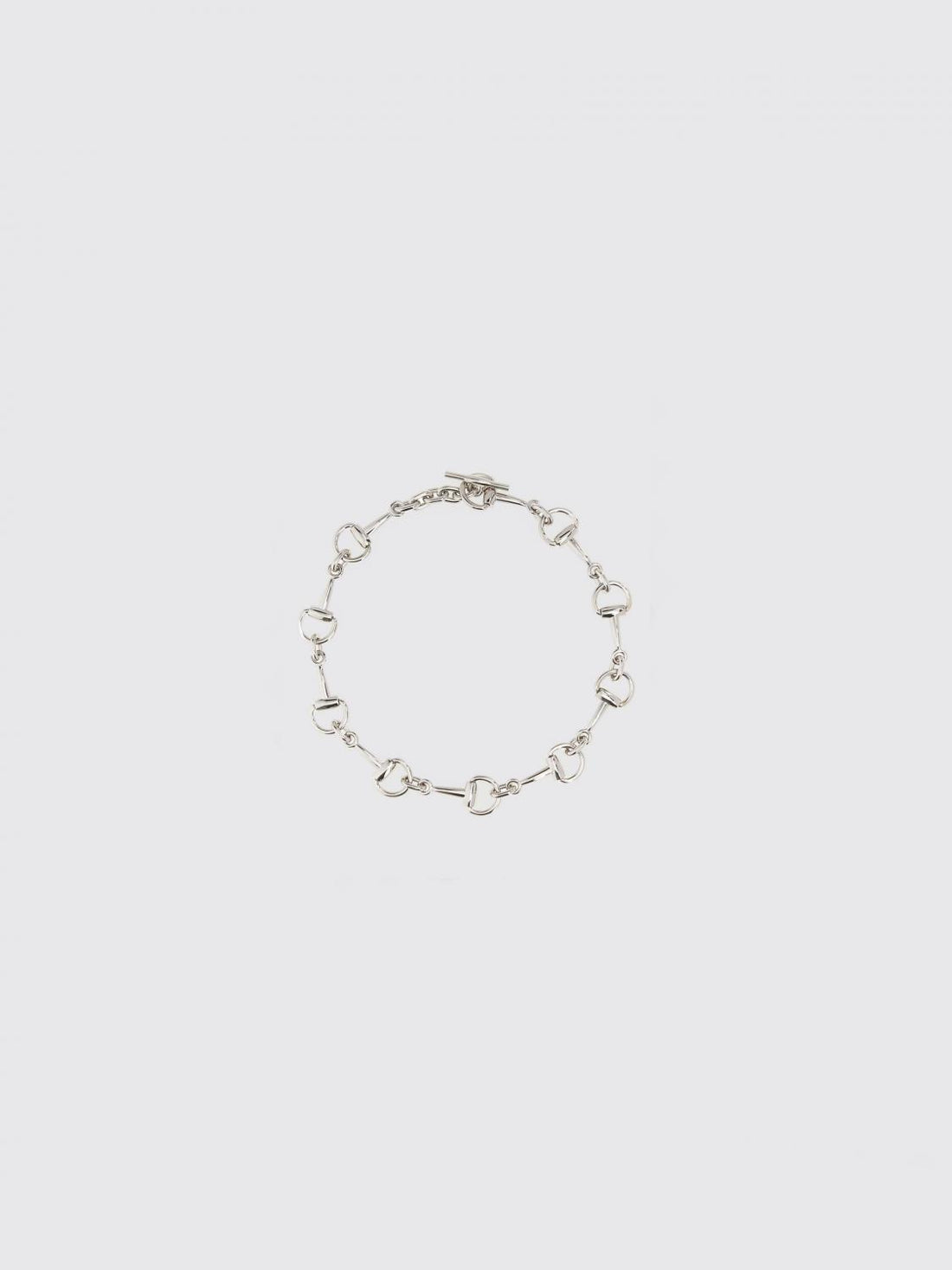 GUCCI OS horsebit silver-finish metal choker necklace