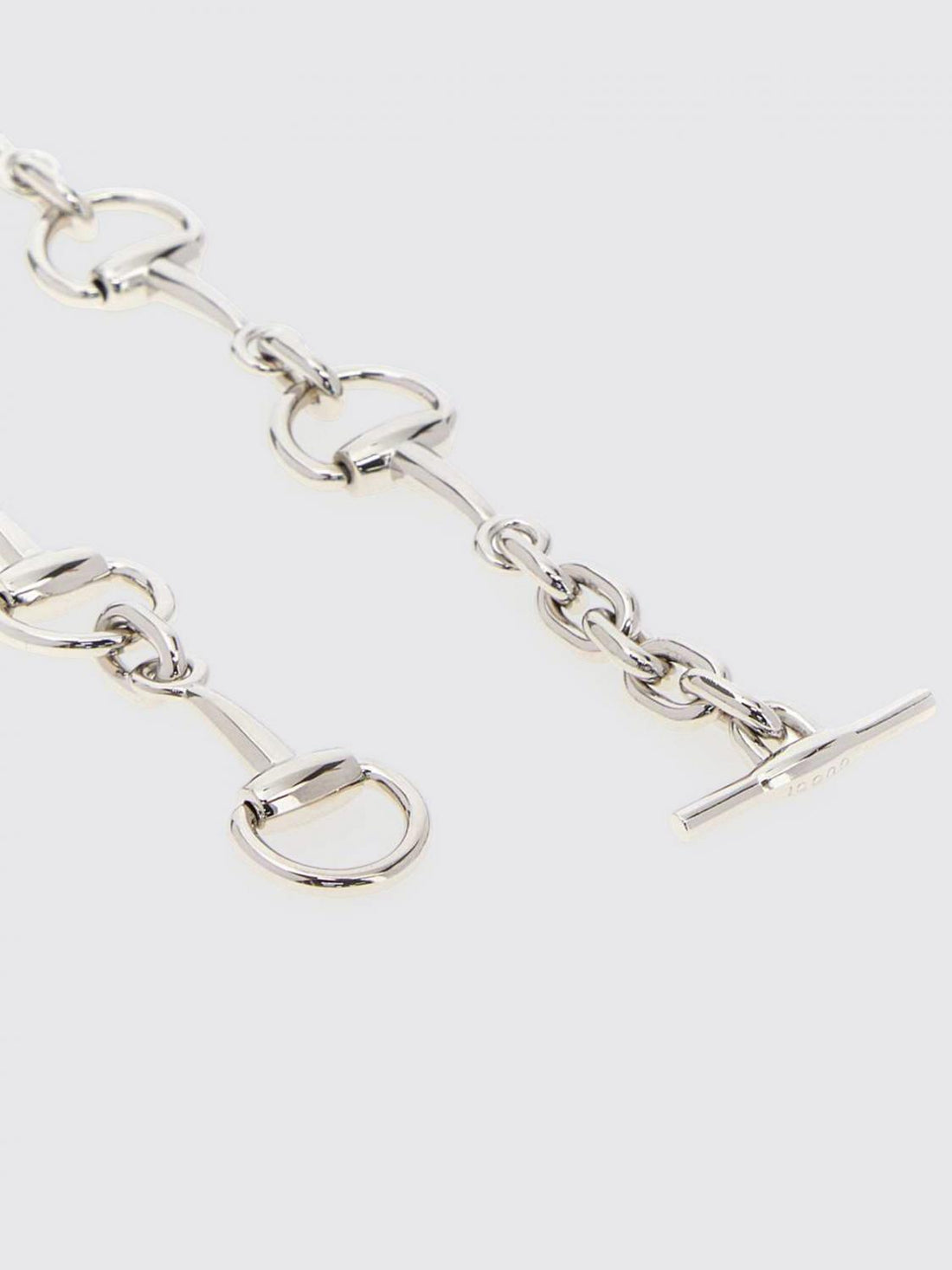 GUCCI OS horsebit silver-finish metal choker necklace