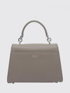 double gancini mini bag in grained calfskin with removable strap