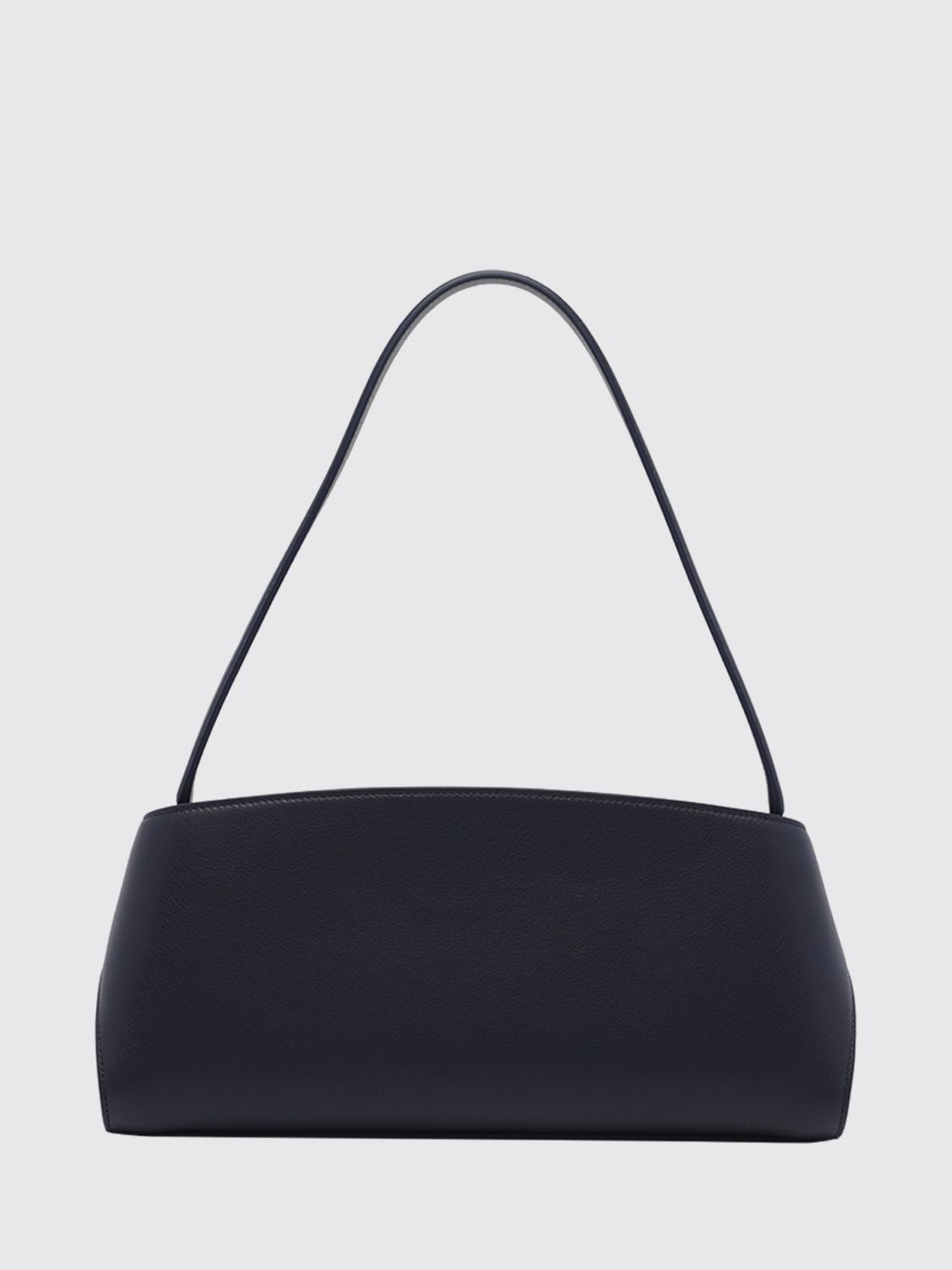 hug east-west shoulder bag in smooth calfskin with zip closure