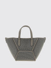 bc duo suede calfskin mini handbag with monili
