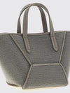 bc duo suede calfskin mini handbag with monili