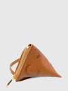zipped keyring coin purse in smooth lambskin with printed logo