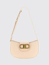 mini calfskin leather shoulder bag with gancini logo