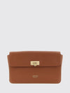 mini calfskin leather crossbody bag with gancini logo