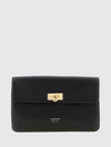 mini calfskin leather crossbody bag with gancini logo