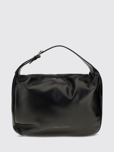 calfskin leather handbag with adjustable handle