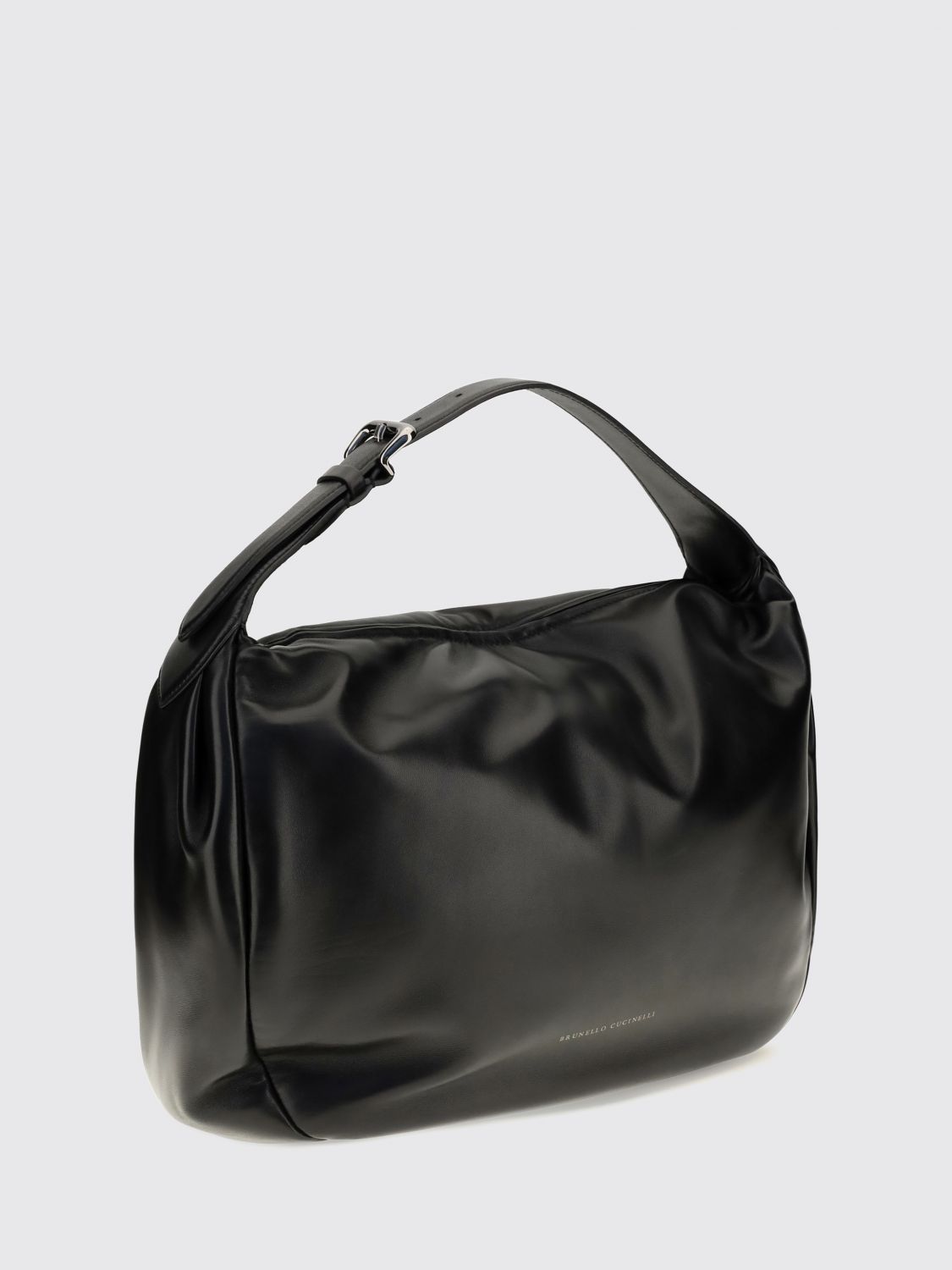 calfskin leather handbag with adjustable handle