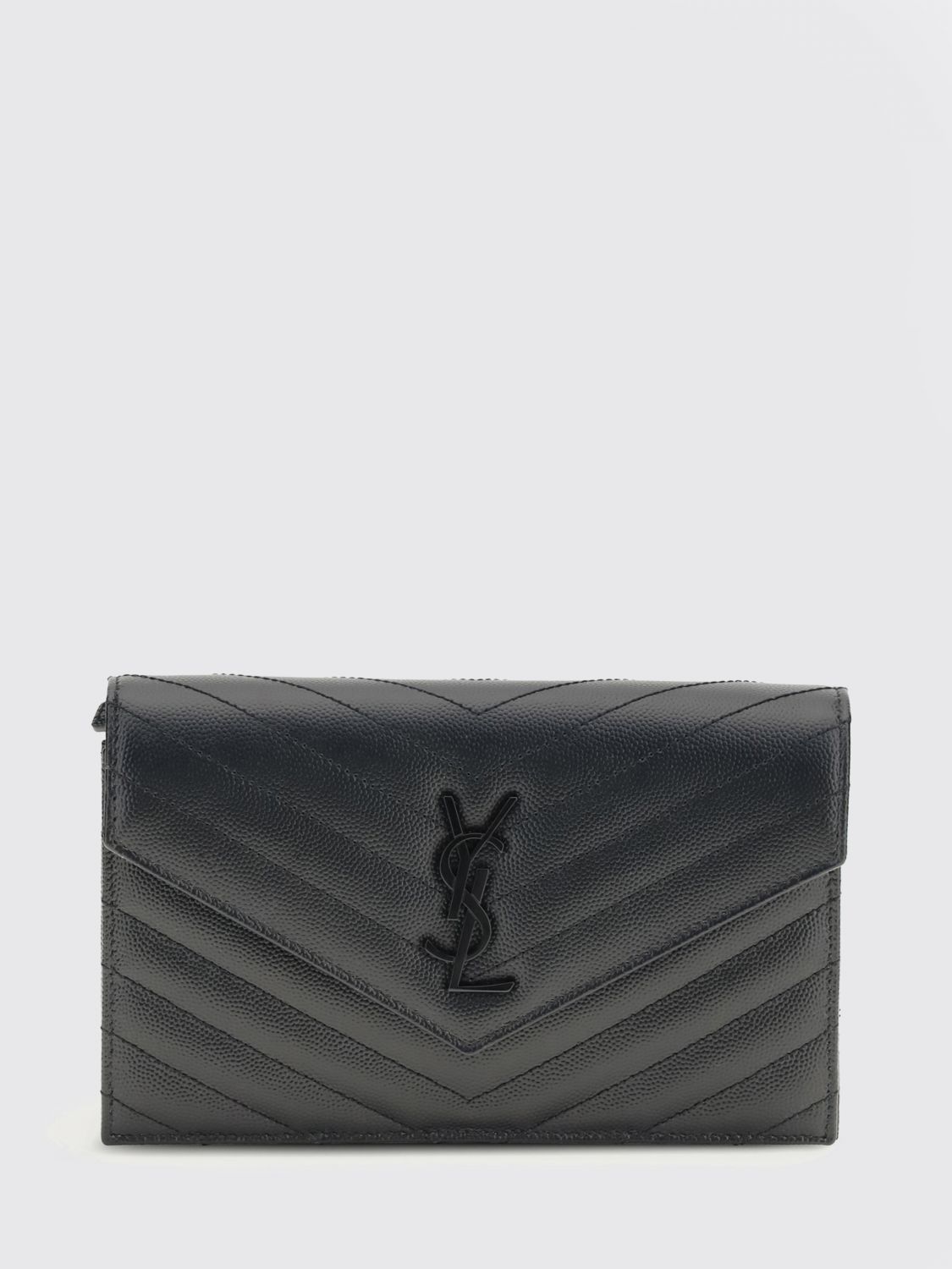cassandre mini quilted grain de poudre leather wallet on chain