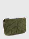 puffer quilted calfskin leather mini bag with ysl logo