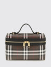 vanity mini handbag in vintage check canvas with a removable strap