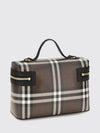 vanity mini handbag in vintage check canvas with a removable strap