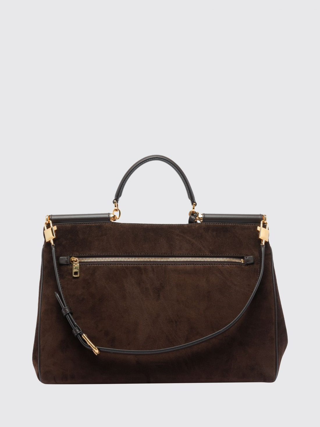 DOLCE &amp; GABBANA OS my sicily suede handbag with charm