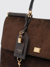 my sicily suede handbag with charm