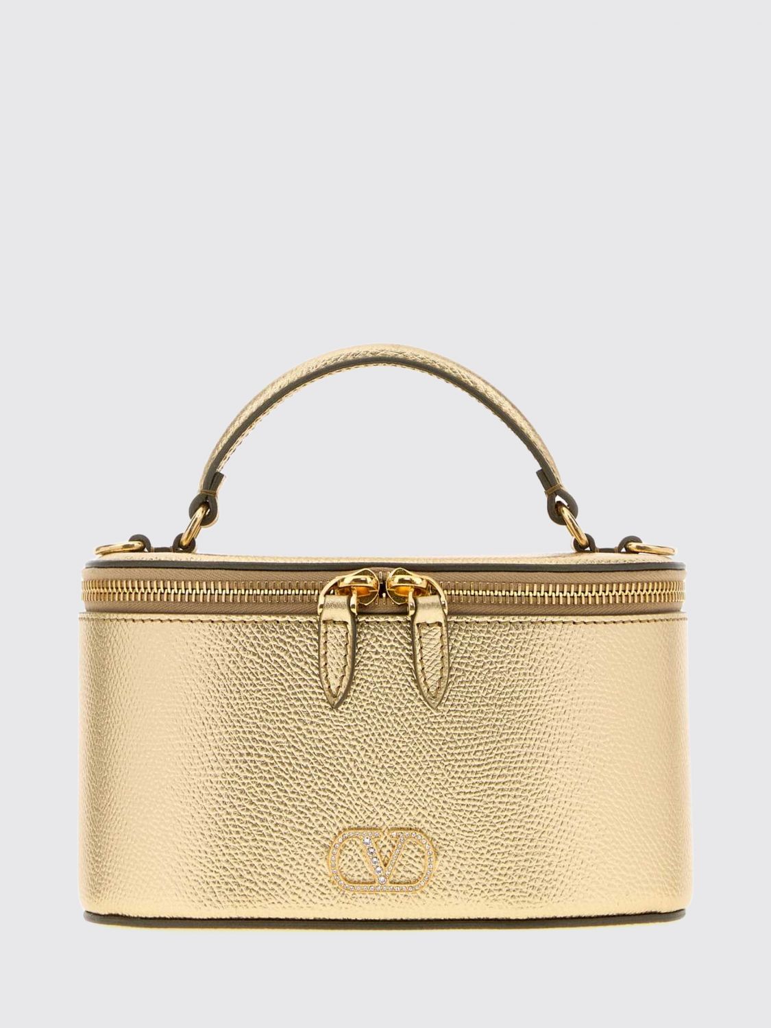 vlogo signature grained calfskin mini handbag