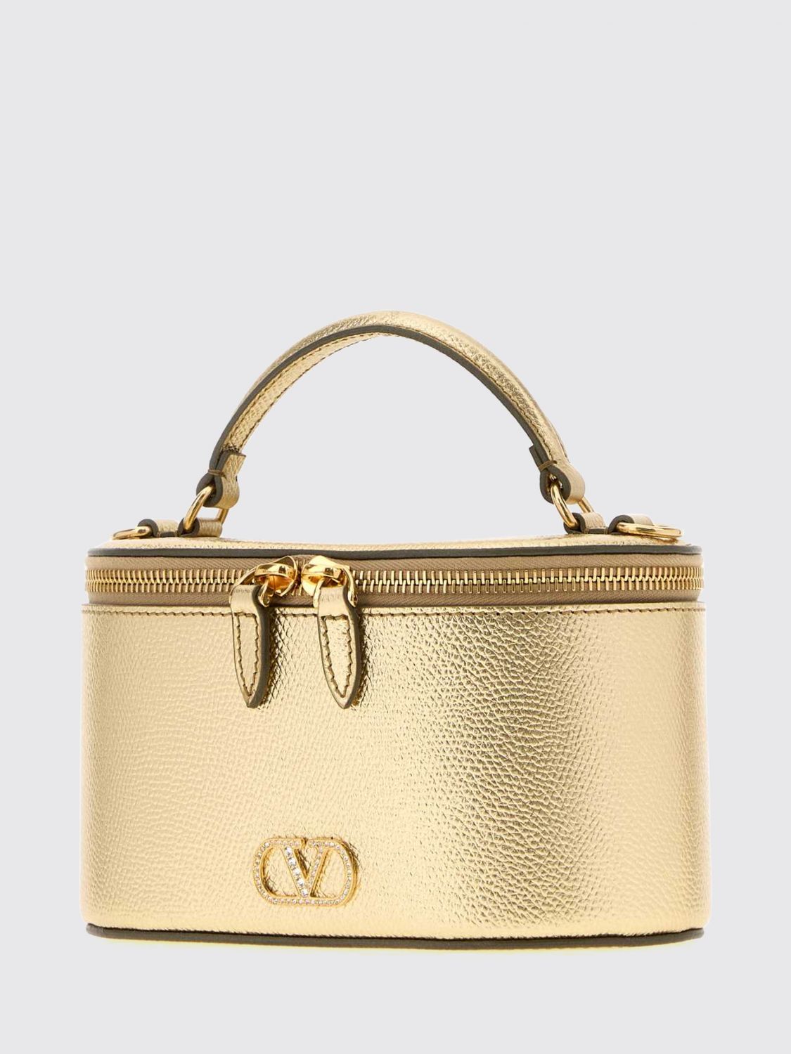 vlogo signature grained calfskin mini handbag