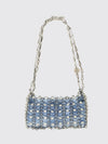 1969 nano shoulder bag in resin and metal mesh
