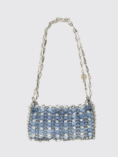 1969 nano shoulder bag in resin and metal mesh