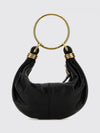 chloé bracelet smooth calfskin leather handbag with metallic handle