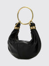 chloé bracelet smooth calfskin leather handbag with metallic handle