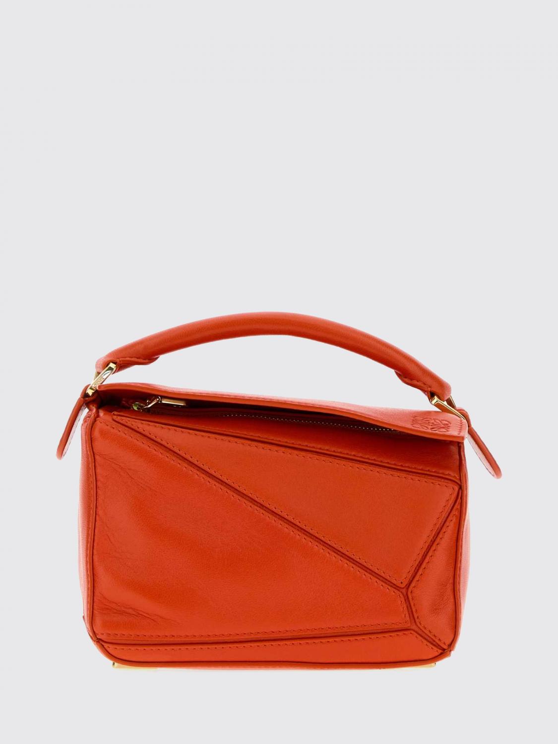 mini puzzle asymmetric lamb nappa handbag