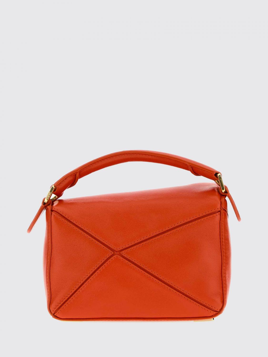 mini puzzle asymmetric lamb nappa handbag