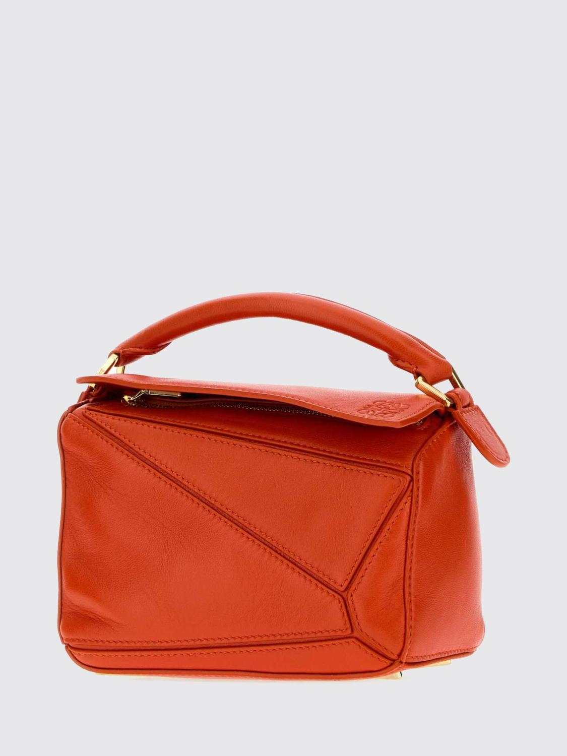 mini puzzle asymmetric lamb nappa handbag