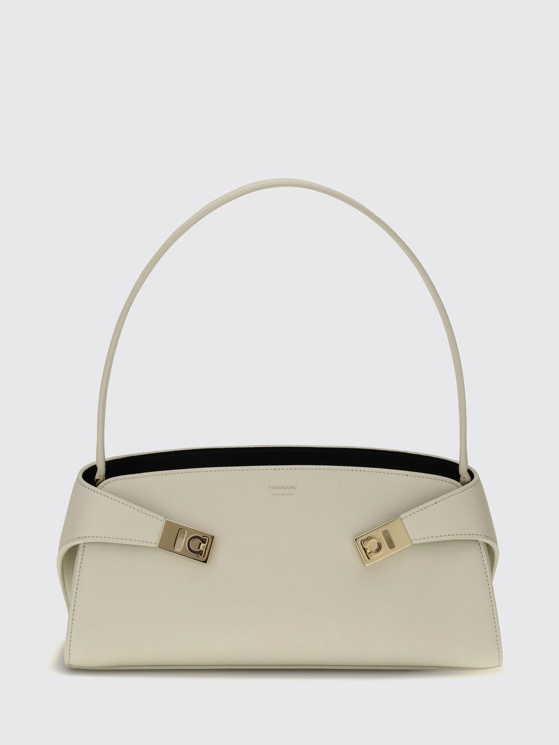 FERRAGAMO OS hug east-west leather shoulder bag with gancini buckle