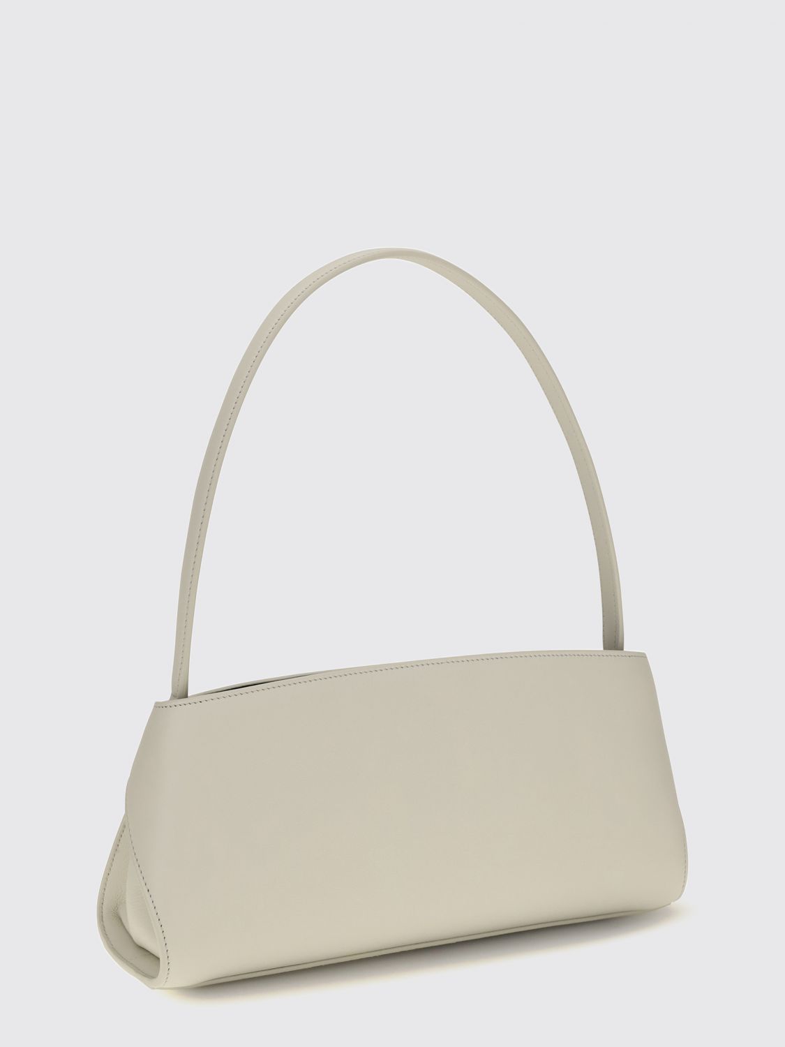 hug east-west leather shoulder bag with gancini buckle