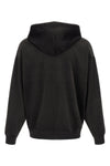 the black velvet zip y-3 hoodie
