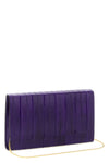 the giuseppe zanotti tuxedo clutch defines a rigorous aesthetic through clear